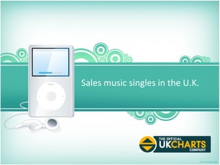Sales music singles in the U.K. 