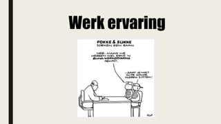 Werk ervaring
 