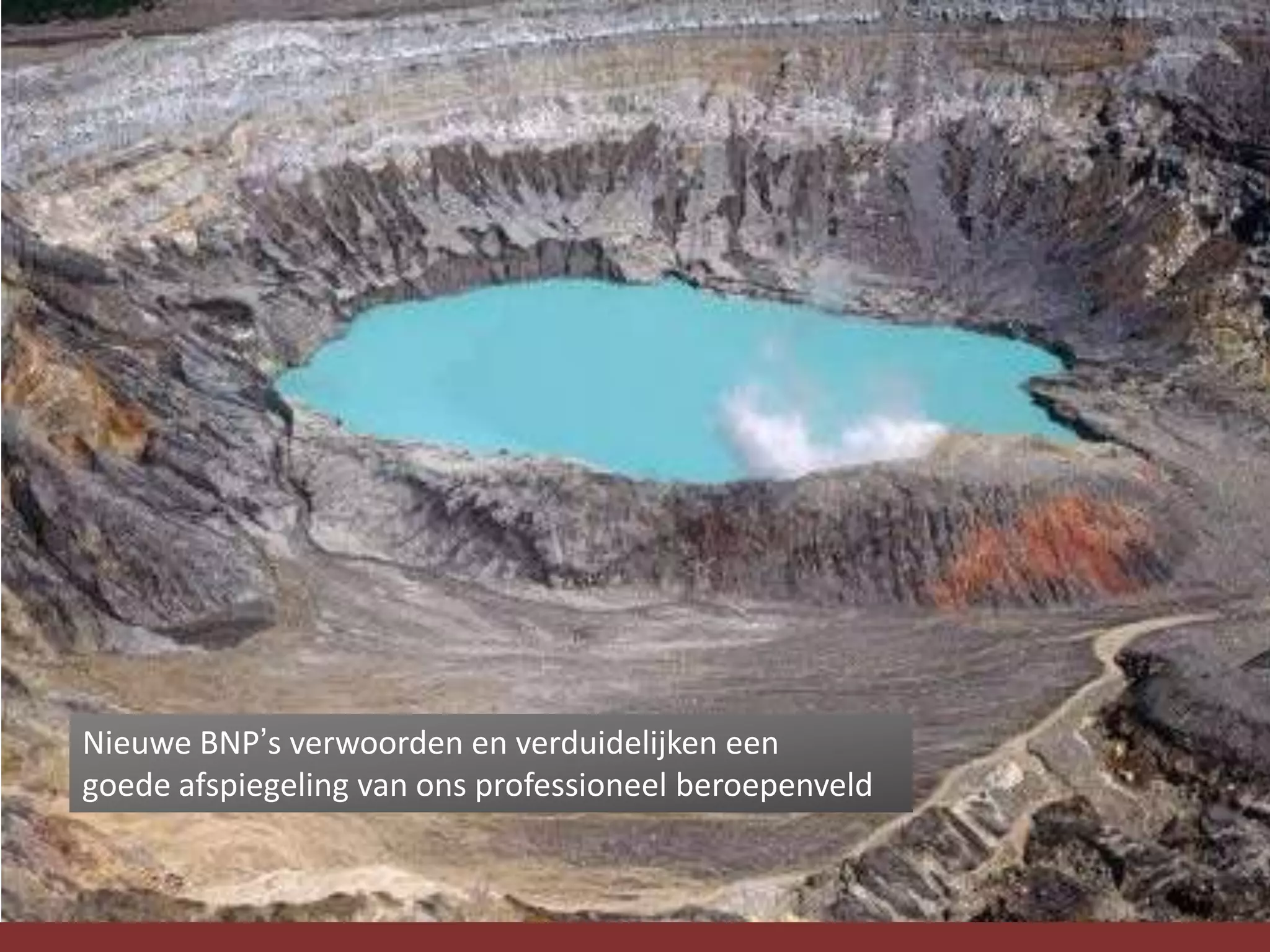 Nieuwe BNP’s verwoorden en verduidelijken een
goede afspiegeling van ons professioneel beroepenveld



                                                        21
 