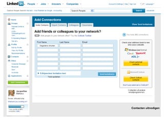 Contacten uitnodigen 