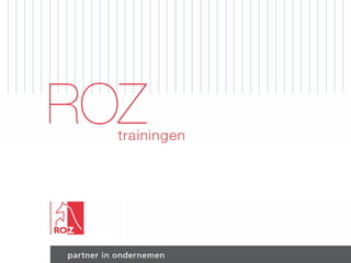 ROZ Trainingen (folder)