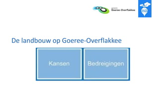 De landbouw op Goeree-Overflakkee
 