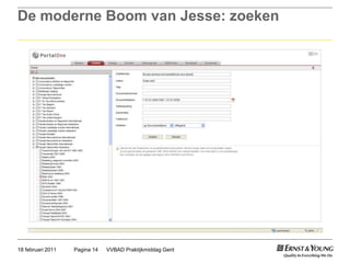 De moderne Boom van Jesse: zoekenVVBAD Praktijkmiddag GentPagina 1418 februari 2011