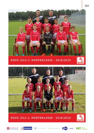 101
B U S I N E S S C L U B
De Heuvelrug
DOVO J012-1: HOOFDKLASSE - 2018/2019
DOVO J011-1: HOOFDKLASSE - 2018/2019
 