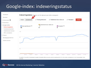 {
Google-index: indexeringsstatus
SEO & Internet Marketing | Joomla! Websites
 