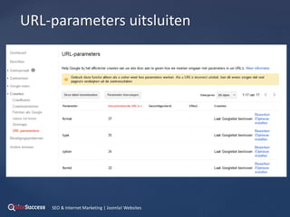 {
URL-parameters uitsluiten
SEO & Internet Marketing | Joomla! Websites
 