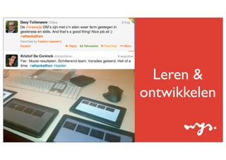 Leren &
ontwikkelen

 