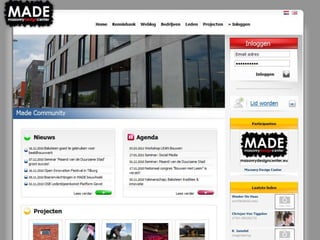 Interactieve WebsiteMADE Internet Community …