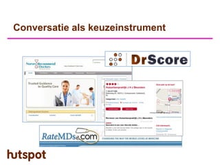 Conversatie als keuzeinstrument
 
