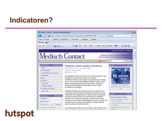 Indicatoren?
 