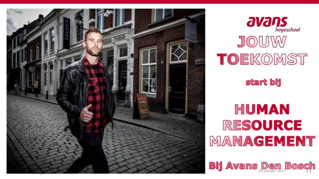 presentatie human resource management | open dag avans | 28 januari 2…