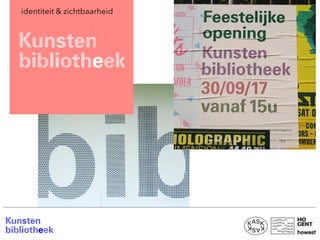 Kunstenbibliotheek Gent: Over collecties samensmelten en groeien naar één visie