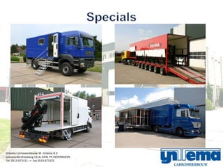 IJntema Carrosseriebouw W. IJntema B.V.
Leeuwarderstraatweg 151A, 8441 PK HEERENVEEN
Tel. 0513-671411 -=- Fax 0513-671525
 