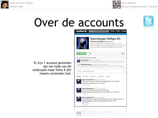 Onderzoek 'inzet social media bij Nederlandse ziekenhuizen' - 2011 Slide 42