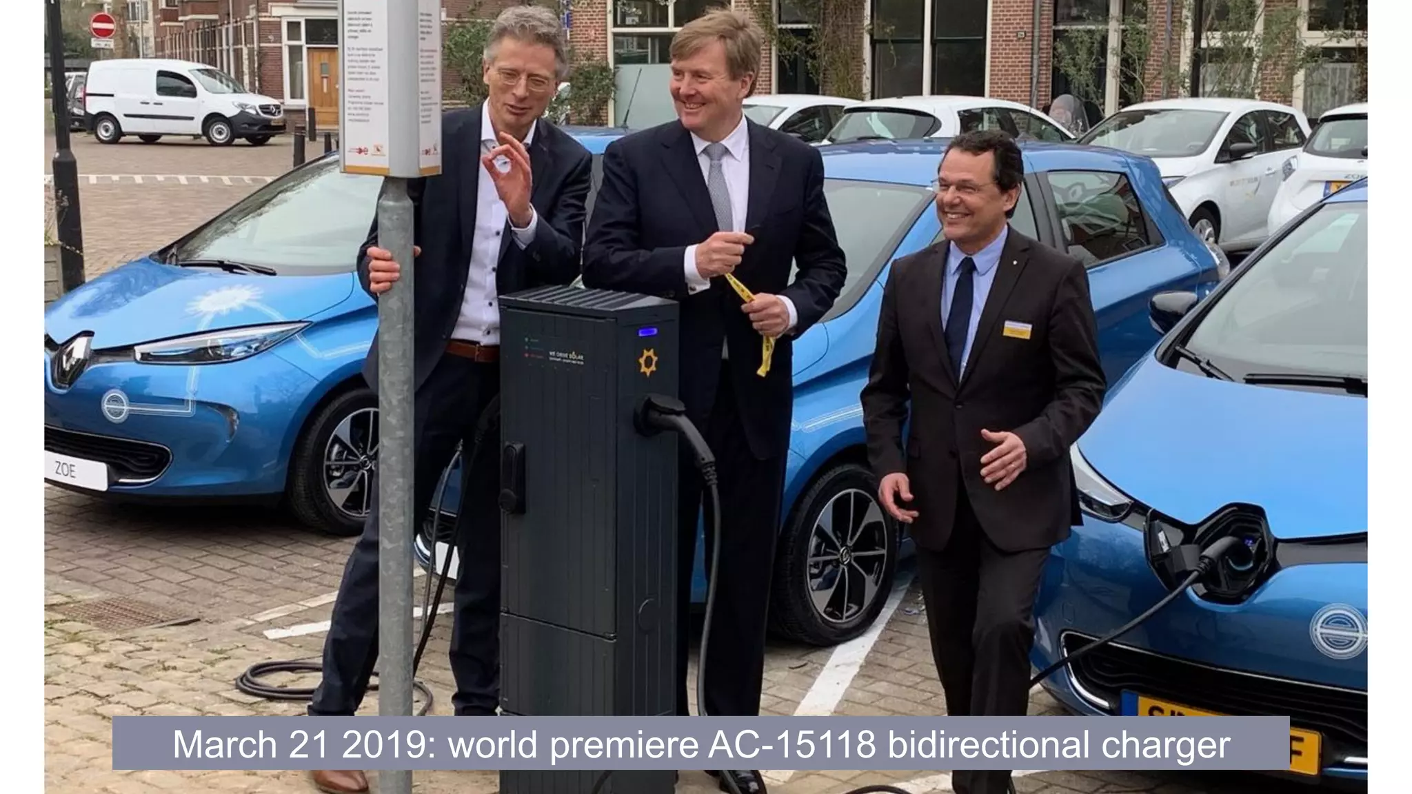 March 21 2019: world premiere AC-15118 bidirectional charger
 