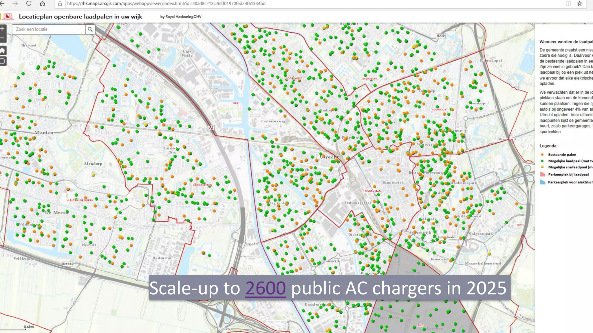 6
https://rhk.maps.arcgis.com/apps/webappviewer/index.html?i
d=40ad8c213c264f01970fed24f61344bd
Scale-up to 2600 public AC chargers in 2025
 