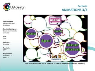 PortfolioPRINT 6/6Opdrachtgever:BoomerangSoort opdrachtgever:PrivéJaar:2008Opdracht:Boomerang kaartPublicatie:2008Programma’s:Illustrator CS3Photoshop CS3