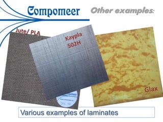 Other examples:
Various examples of laminates
 