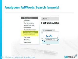 Analyseer AdWords Search funnels! 