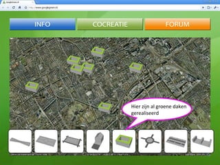 Hier zijn al groene daken gerealiseerd 