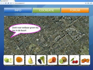 Zoek naar eetbaar groen bij jou in de buurt 