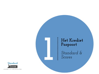 Het Krediet
Paspoort
Standard &
Scores1
 