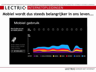 Mobiel wordt dus steeds belangrijker in ons leven...
 