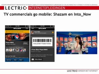 TV commercials go mobile: Shazam en Into_Now
 