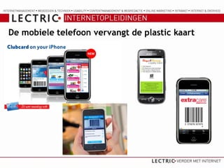 De mobiele telefoon vervangt de plastic kaart
 