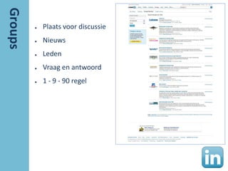 ●   Plaats voor discussie
●   Nieuws
●   Leden
●   Vraag en antwoord
●   1 - 9 - 90 regel
 