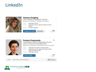 Presentation LinkedIn social media cafe English version | PPTX