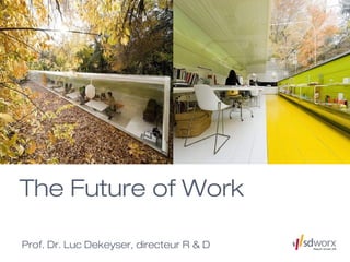The Future of Work

Prof. Dr. Luc Dekeyser, directeur R & D
 