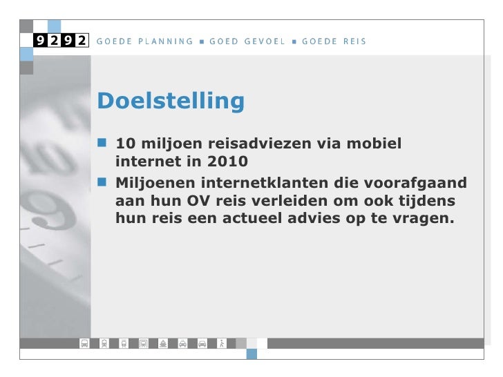 9292 converteert de internetklanten naar mobiel met QR codes slideshare
