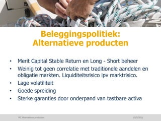 Van investeringsstrategie naar asset allocatie