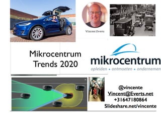 Mikrocentrum  
Trends 2020
 
