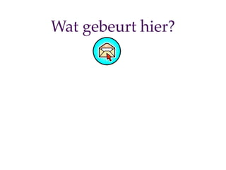 Wat gebeurt hier?
 