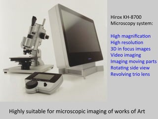 Presentation 3D digital Hirox microscopy with MOPAS stand 2014 | PDF
