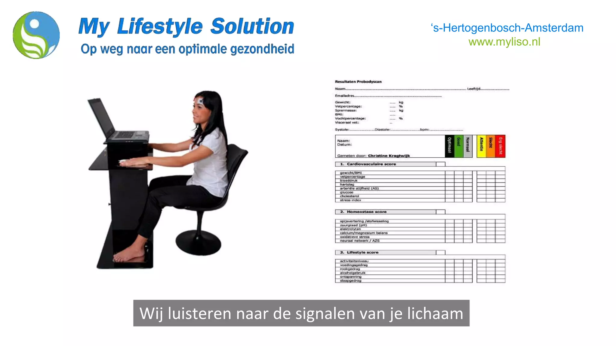 ‘s-Hertogenbosch-Amsterdam
www.myliso.nl
Wij luisteren naar de signalen van je lichaam
 