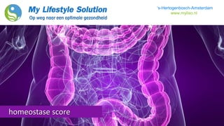 homeostase score
‘s-Hertogenbosch-Amsterdam
www.myliso.nl
 