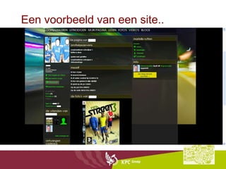Een voorbeeld van een site..
 