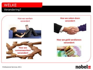 WELKE
  Verandering?




Professional Services 2011
 