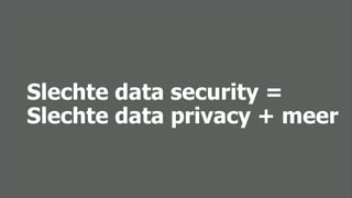Data Security: hoe kan het beter?