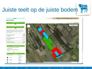 Juiste teelt op de juiste bodem
 
