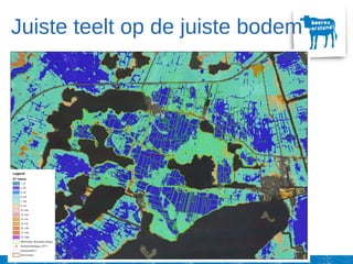Juiste teelt op de juiste bodem
 