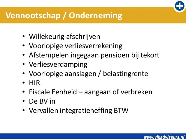 belasting bij verkoop woning
