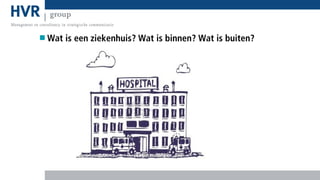 Wat is een ziekenhuis? Wat is binnen? Wat is buiten?

 