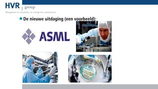 De nieuwe uitdaging (een voorbeeld):

 