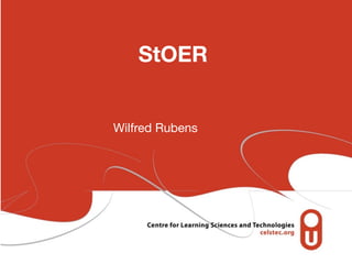 StOER


Wilfred Rubens
 