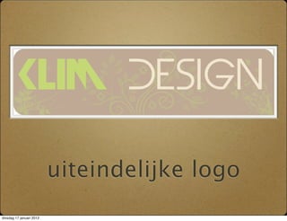 uiteindelijke logo
dinsdag 17 januari 2012
 