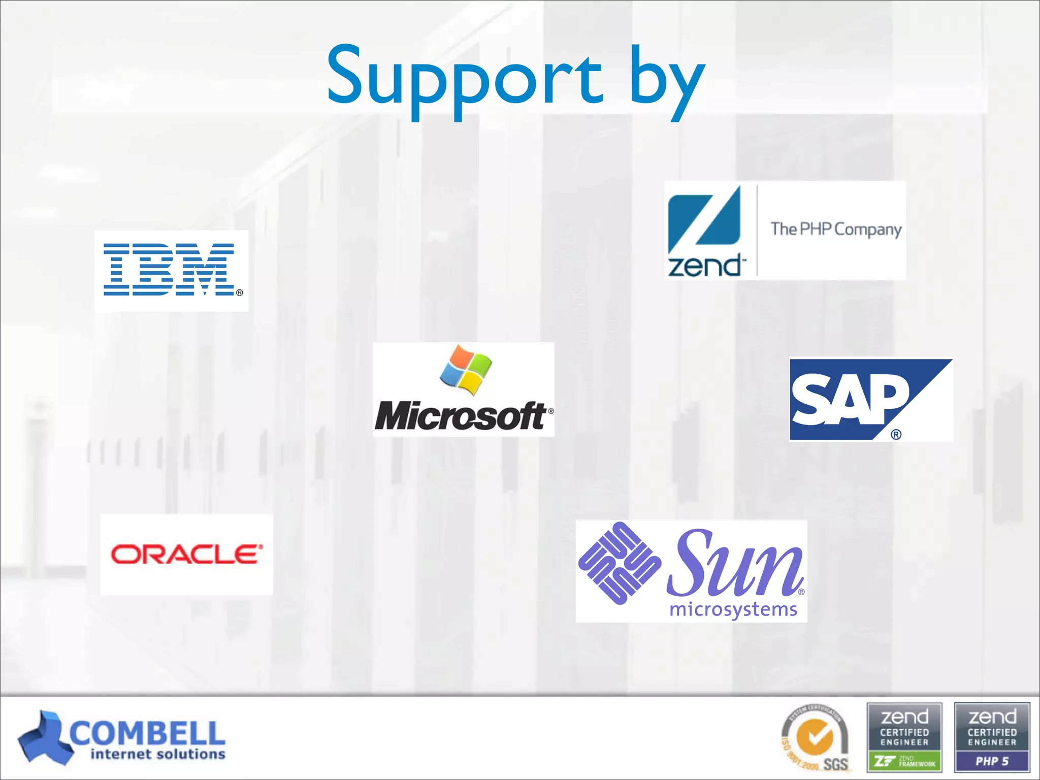 Professional PHP: an open-source alternative for enterprise development [Kortrijk]